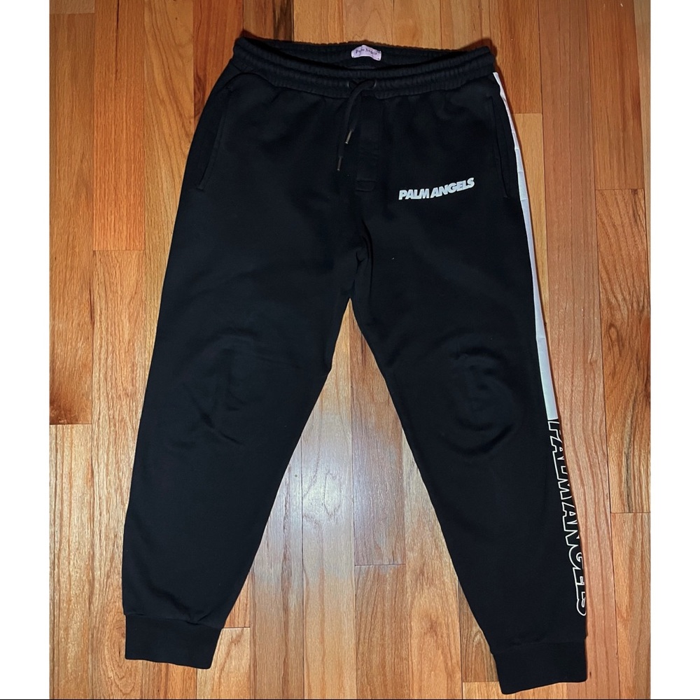 Palm Angels Logo Stripe Track Pants
